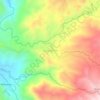 Carte topographique Concepcion, altitude, relief