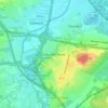 Carte topographique Maschen-Heide, altitude, relief