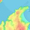 Carte topographique La Fresnaye, altitude, relief