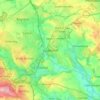 Carte topographique Cudworth, altitude, relief