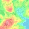 Carte topographique West Sutton, altitude, relief