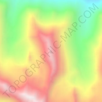 Carte topographique Tsili, altitude, relief