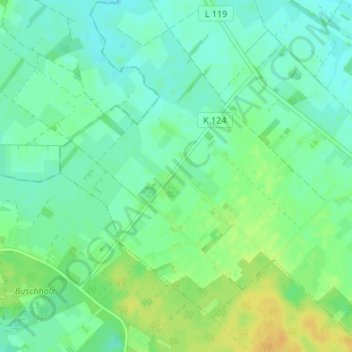 Carte topographique Neu Ebersdorf, altitude, relief