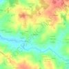 Carte topographique Les Planchettes, altitude, relief