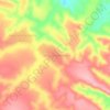 Carte topographique Est andriampotsy, altitude, relief