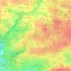Carte topographique Loscoat, altitude, relief