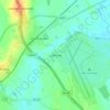 Carte topographique Leeming, altitude, relief