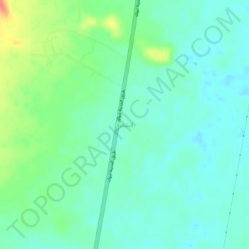 Carte topographique Chafia, altitude, relief