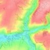 Carte topographique Les Bieffes, altitude, relief