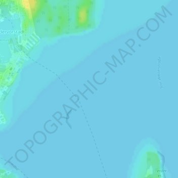 Carte topographique Schweriner See, altitude, relief