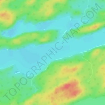 Carte topographique Deception Bay, altitude, relief