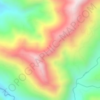Carte topographique LA MARIELA, altitude, relief