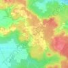 Carte topographique Champigny, altitude, relief