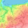 Carte topographique Le Croajou, altitude, relief