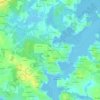 Carte topographique Kervernic, altitude, relief