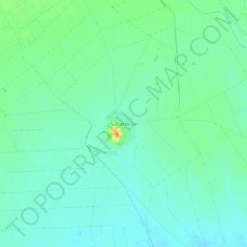 Carte topographique Sultantepe, altitude, relief