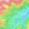 Carte topographique Acletta, altitude, relief