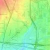 Carte topographique Bethune, altitude, relief