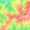 Carte topographique Les Chevaleries, altitude, relief