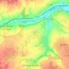 Carte topographique Les Canards, altitude, relief