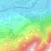 Carte topographique Gerbore, altitude, relief