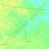 Carte topographique Twin Creek, altitude, relief