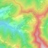 Carte topographique Vallenzona, altitude, relief