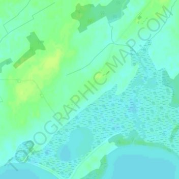 Carte topographique Amherst Island, altitude, relief