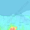 Carte topographique Palang, altitude, relief