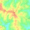 Carte topographique Advance, altitude, relief