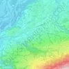 Carte topographique Marcador, altitude, relief