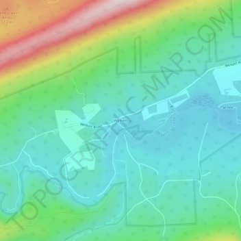 Carte topographique Weikert, altitude, relief