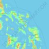Carte topographique Sorsogon, altitude, relief