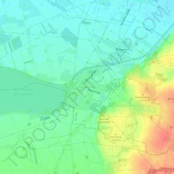 Carte topographique Neufinsing, altitude, relief
