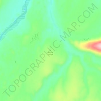 Carte topographique Raglan Range, altitude, relief