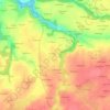 Carte topographique Penquear, altitude, relief
