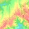 Carte topographique Ozark, altitude, relief