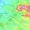 Carte topographique Iphofen, altitude, relief