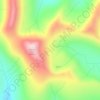 Carte topographique Ilgachuz Range, altitude, relief