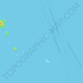 Carte topographique Client Reefs, altitude, relief