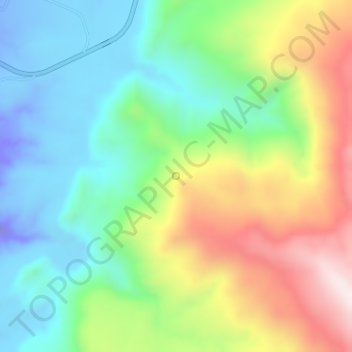 Carte topographique Waydiah, altitude, relief