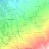 Carte topographique Oples, altitude, relief