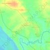Carte topographique Kothagudem, altitude, relief