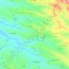 Carte topographique Saint-Martin, altitude, relief