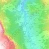 Carte topographique Pedraces, altitude, relief