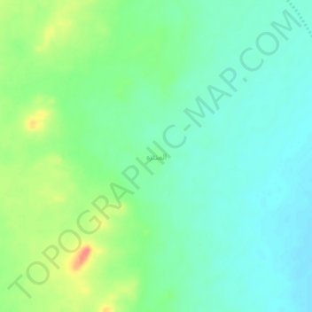 Carte topographique Al Montazah, altitude, relief