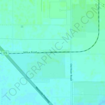 Carte topographique Conner, altitude, relief