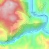 Carte topographique Chalpon, altitude, relief