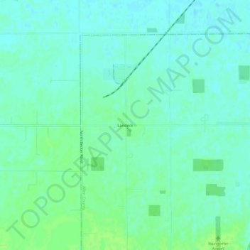 Carte topographique Landeck, altitude, relief