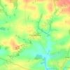 Carte topographique Chilsworthy, altitude, relief